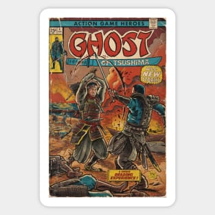 Ghost of Tsushima fan art comic cover Sticker